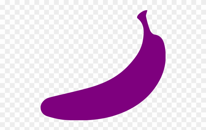 Purple Banana 2 Icon Free Purple Fruit Icons Rh Iconsdb - Transparent Purple Banana #310898