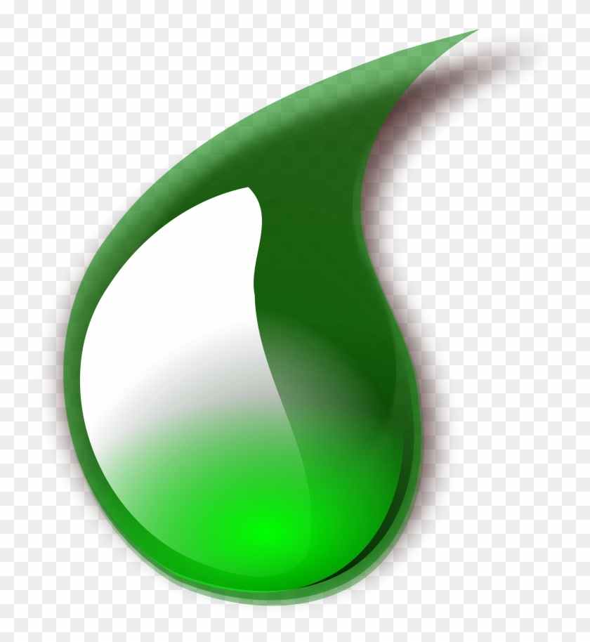 Slime Drop 1 Png Images - Green Oil Drop Vector #310913