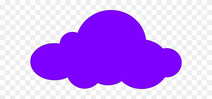 Clouds Clipart Purple - Purple Cloud Clipart #310917