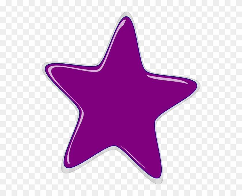 Purple Star Clip Art At Clker Com Vector Clip Art Online - Purple Star Clipart #311021