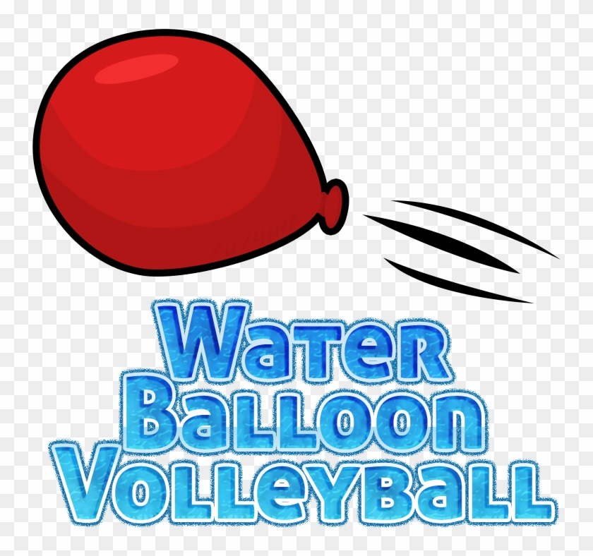 Water Balloon Volleyball Logo - Water Balloon Volleyball Clip Art #311066