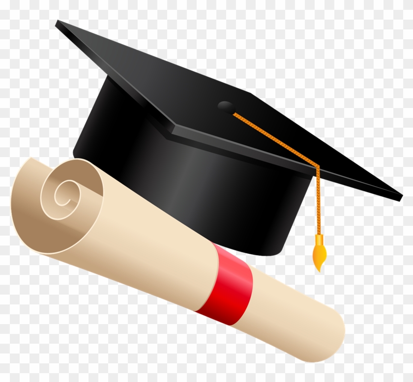 Cap Clipart Toga - Graduation Cap And Scroll #311173