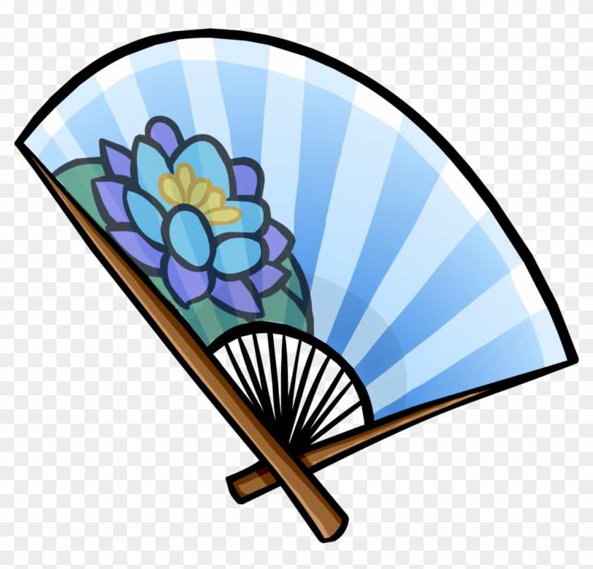 Water Lotus Fan - Club Penguin Water Fan #311210