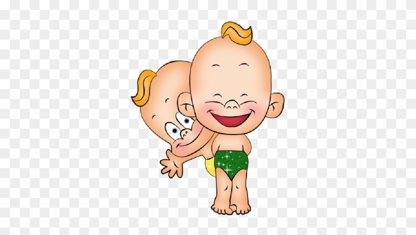 Funny Baby Girl And Boy Clip Art - Infant #311220