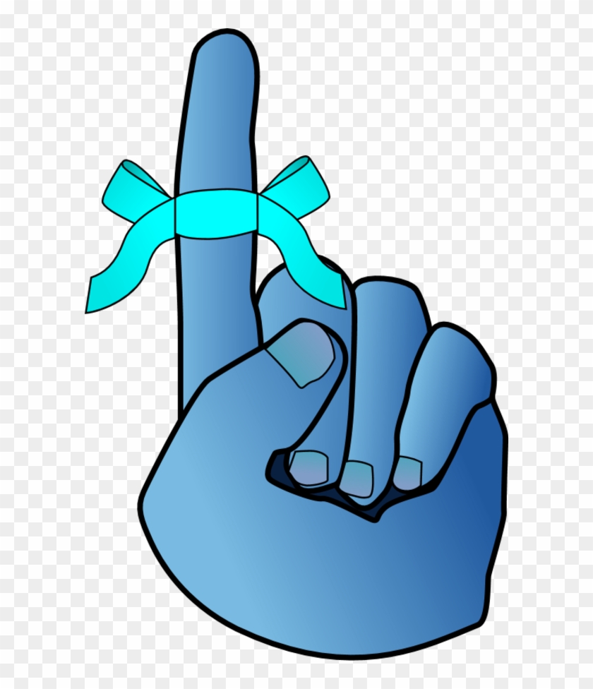 Finger Tied With A Bow Tie - Reminder Clip Art #311273