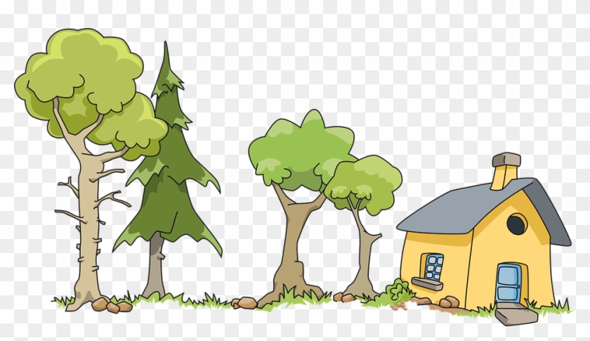 Cartoon Picture Of Trees 26, Buy Clip Art - Eco System In Hindi #311332