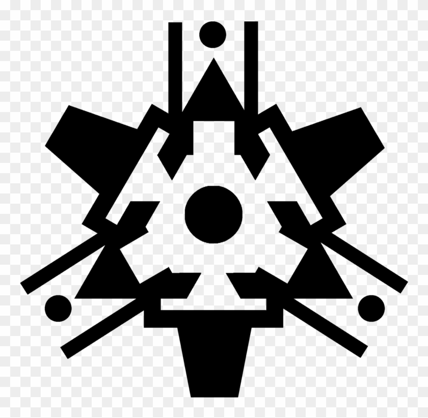 Nuclear Fission Symbol By Mew14 On Clipart Library - Futuristic Symbols Png #311343