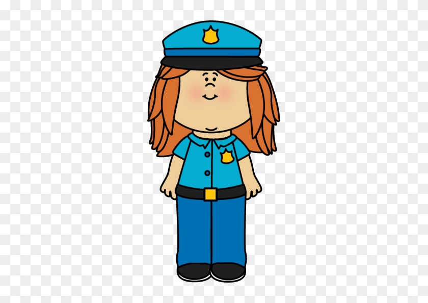 Police - Girl Police Officer Clipart #311356
