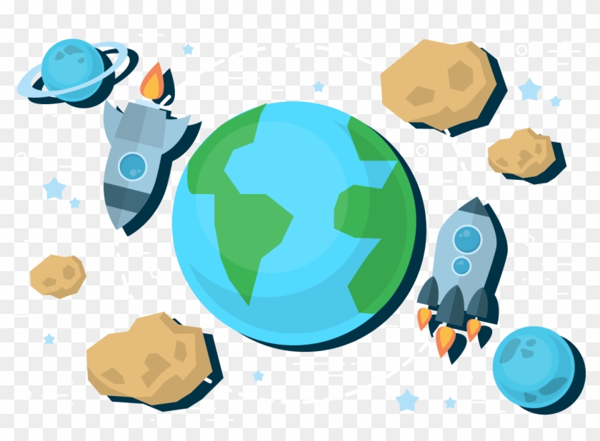 Yellow Planet Clip Art - Vector Graphics #311390