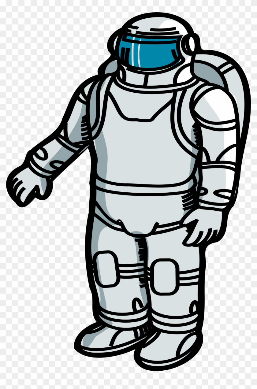 Clipart Simple Astronaut - Spacesuit Clipart #311398