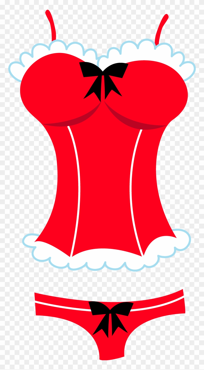 Lingerie Inspired In Santa Images Oh My Fiesta For - Chá De Lingerie  Vermelho Png - Free Transparent PNG Clipart Images Download