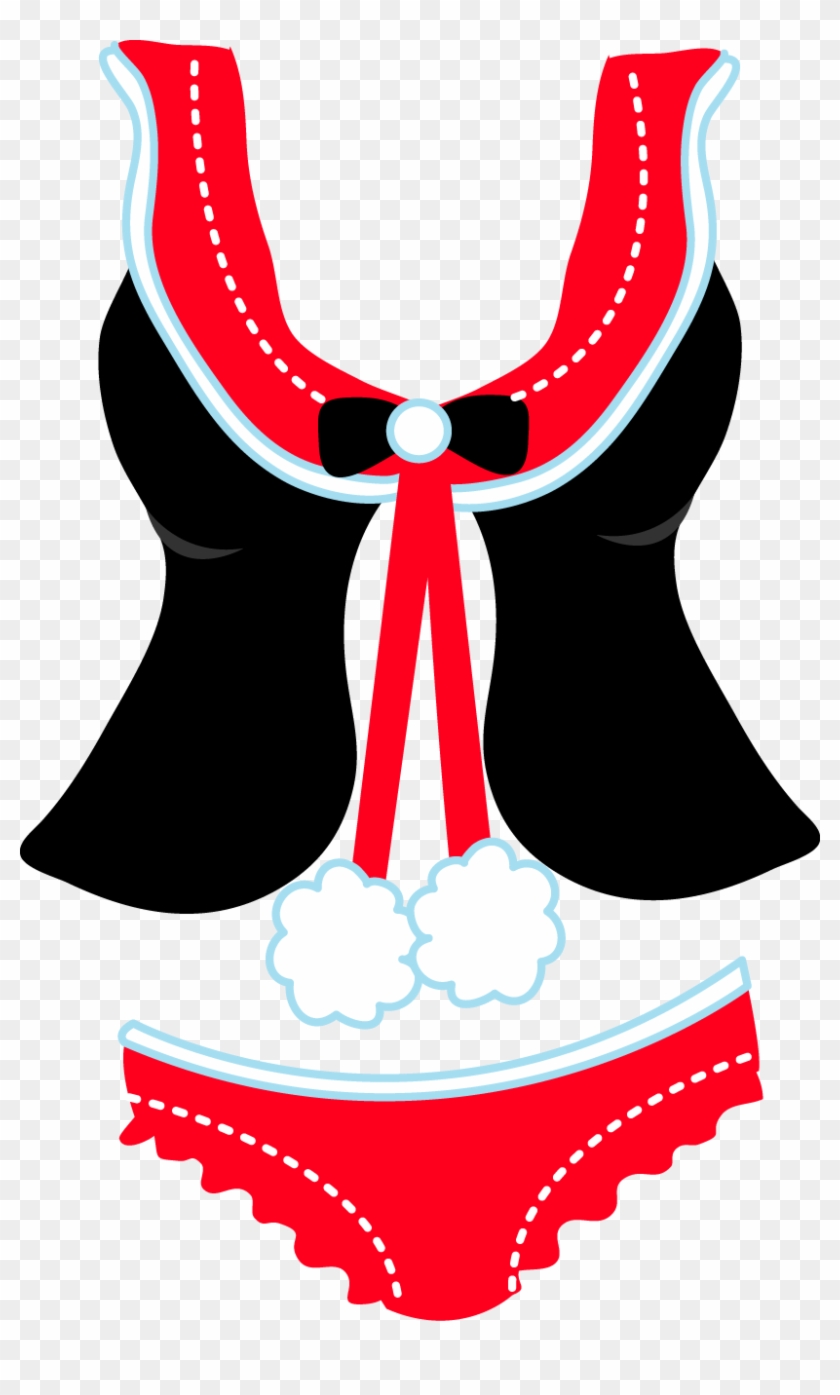 Lingerie Inspired In Santa Images - Desenho Lingerie Png #311434