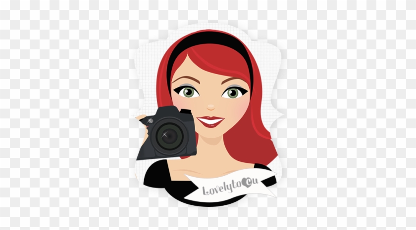 Custom Illustrations Woman Photography - Girl Photographer Clipart Png #311447