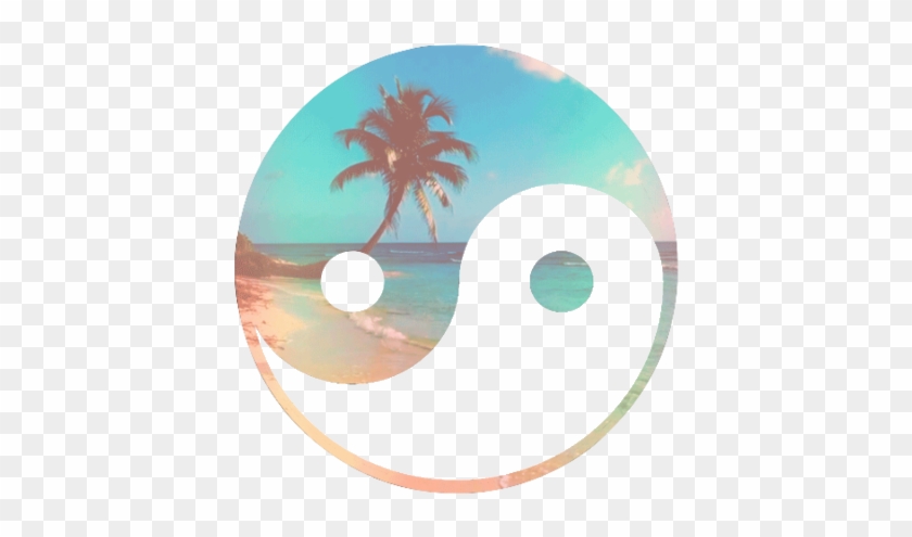 Beach, Summer, And Overlay Image - Summer Yin Yang #311583