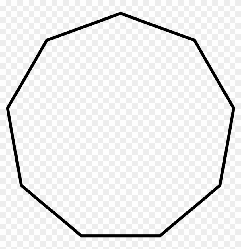 File - Regular Nonagon - Svg - Nonagon Shape #311758