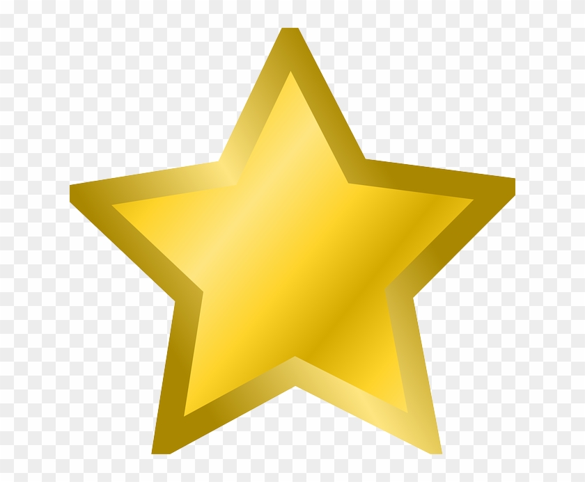 Stern Favorit Lesezeichen Gold - Star Icon Png #311760