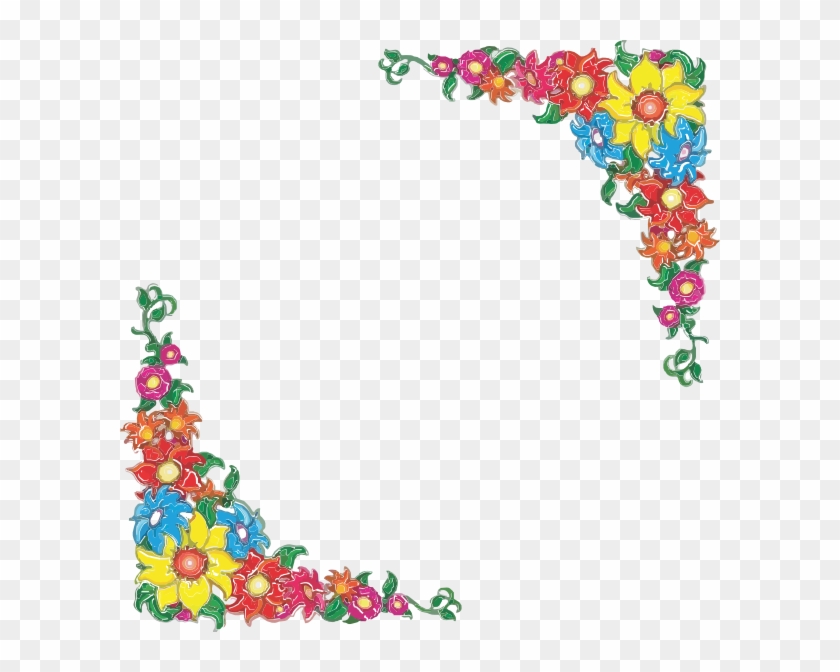 Flower Borders - Flower Borders Free Clip Art #311779