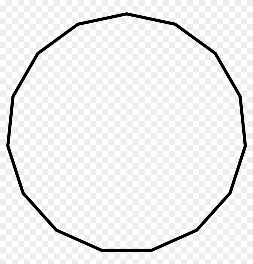 Open - Polygon With 13 Sides #311787