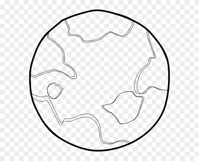 Planets Clipart Black & White - Earth #311817