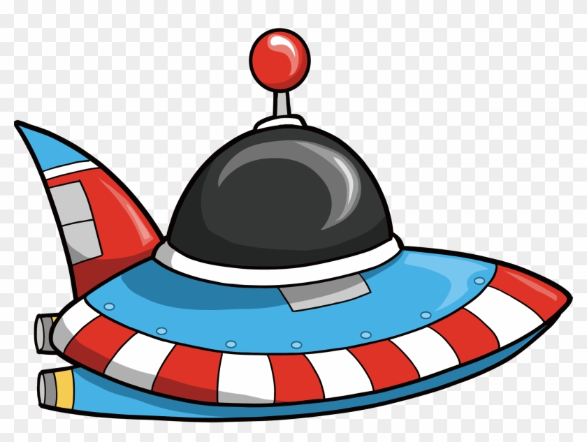 Outer Space Flying Saucer Spacecraft Clip Art - Outer Space Flying Saucer Spacecraft Clip Art #311863