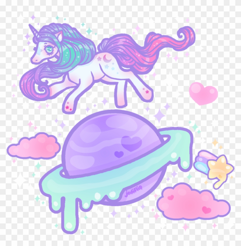 Tumblr Planetas Planet Planeta Planeta Png Cute Space - Pastel Goth Unicorn Art #311874