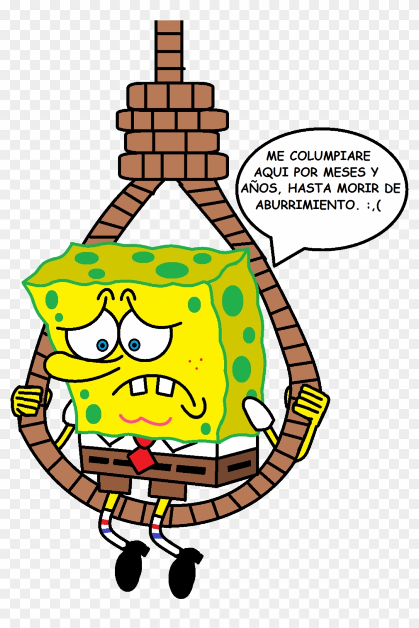 Sethmendozada 10 1 Bob Esponja Columpiandose By Sethmendozada - Bob Esponja Triste Png #311956