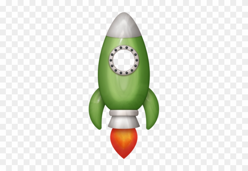 Green Rocket White Window - Space Rocket Green #312028