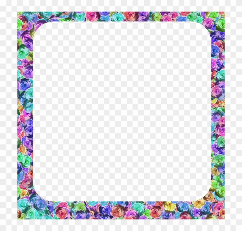 Flowers Borders Png 20, Buy Clip Art - Free Borders And Frames #312057