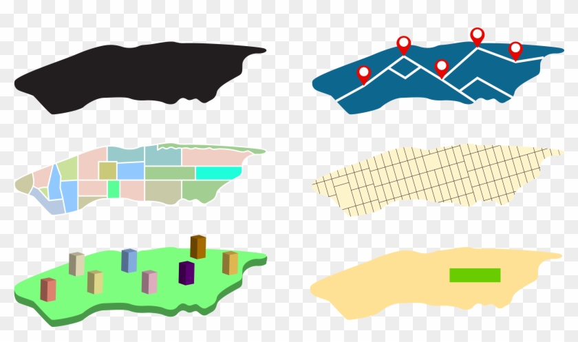 Manhattan World Map Clip Art - Manhattan World Map Clip Art #312121