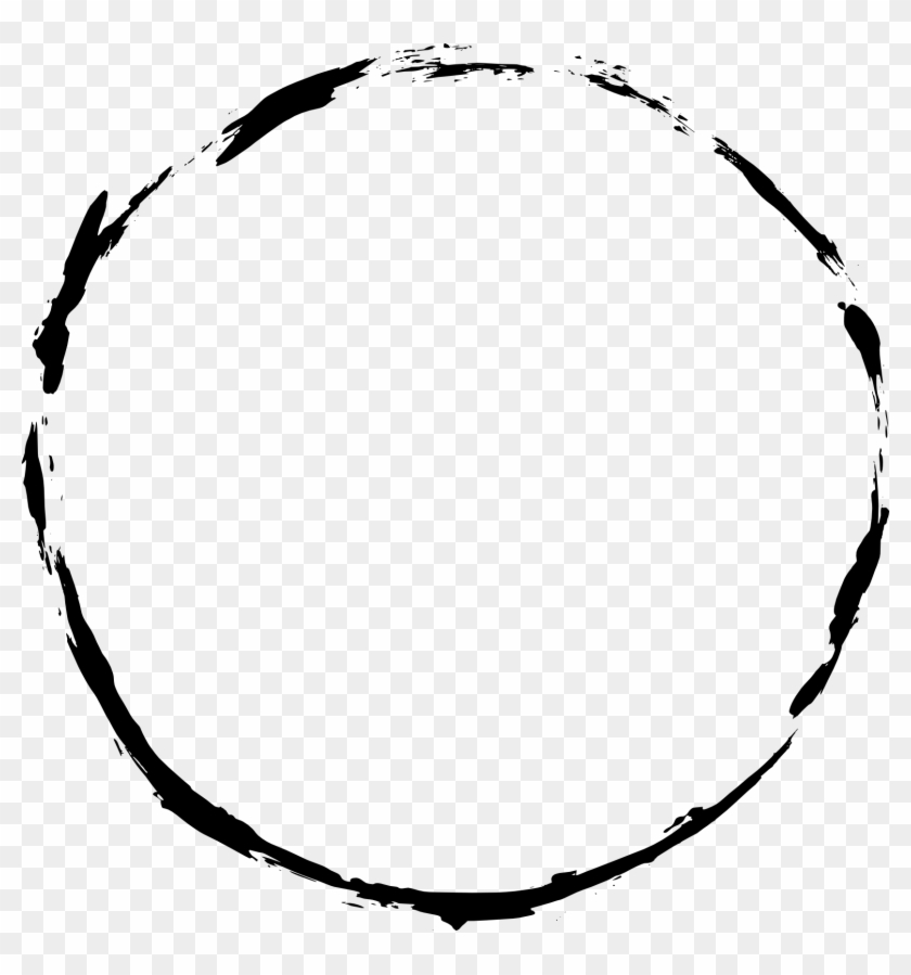 Free Download - Grunge Circle Frame Png #312062