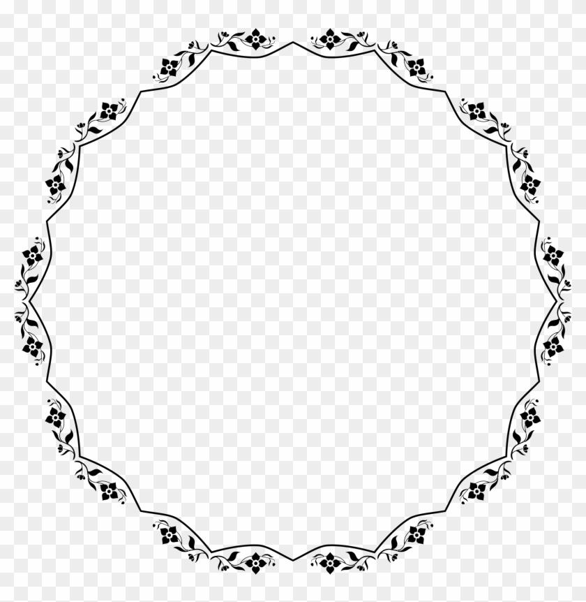 Big Image - Floral Vintage Frame Png #312097