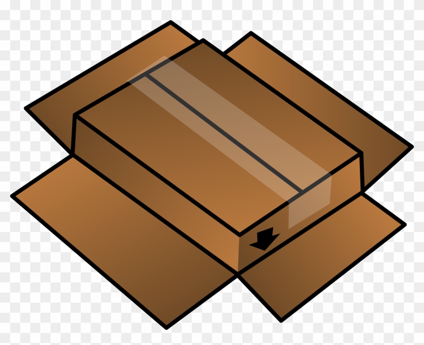 Big Image - Upside Down Cardboard Box #312154