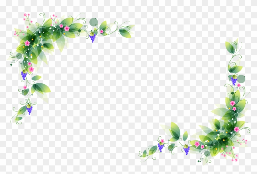 yellow rose border clip art download floral corner border png