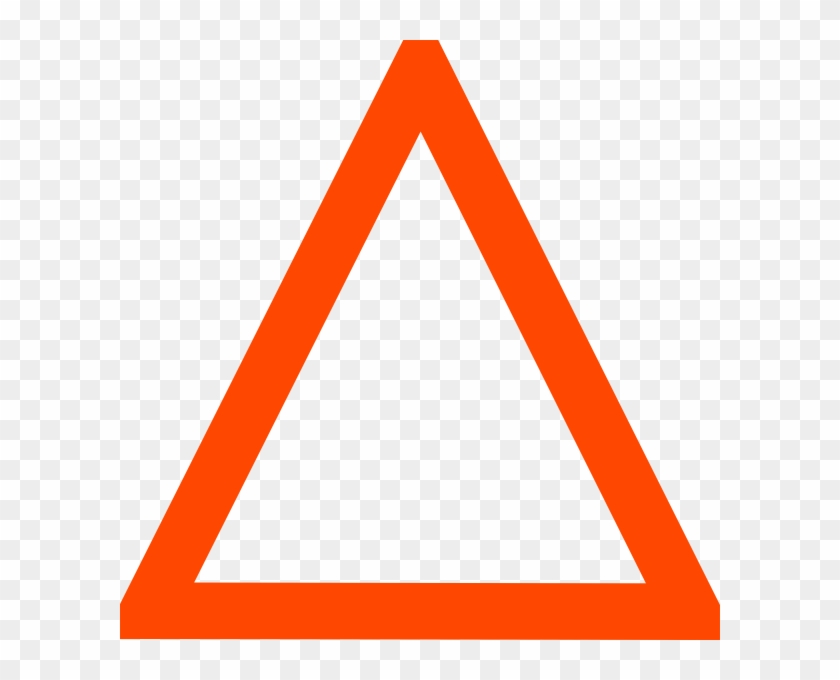 Fresh Inspiration Triangle Clipart Orange Clip Art - Triangle Clipart #312163