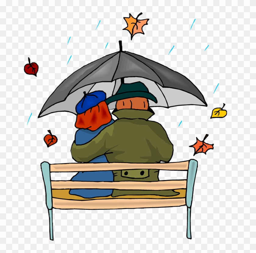 Earthquake - Lovers Sitting On Bench Clipart #312165