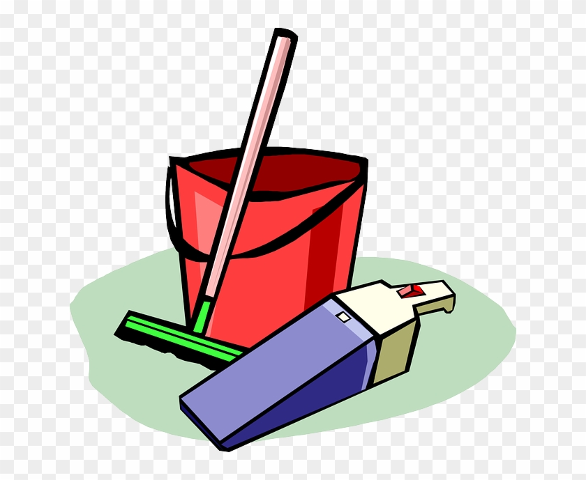 Cleaning, Supplies, Bucket, Dust Buster, Vacuum - Cleaning Supplies Clipart #312185