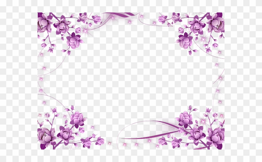 Pink Border Png - Frame Flower #312212