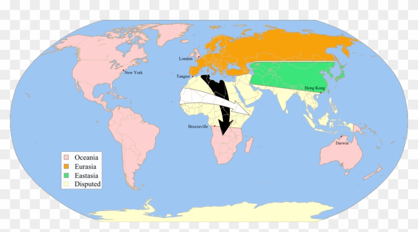 Nations Of Nineteen Eighty-four - 1984 Map Of The World #312225