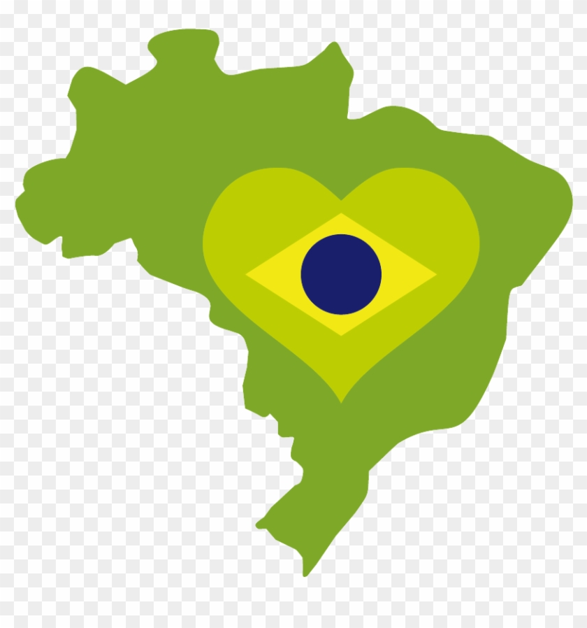 Flag Of Brazil World Map - Fun Facts About Brazil #312235