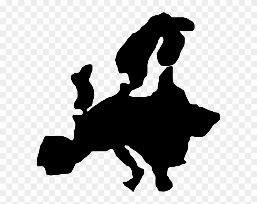 Europe Outline Clip Art At Clker - Europe Clipart #312237