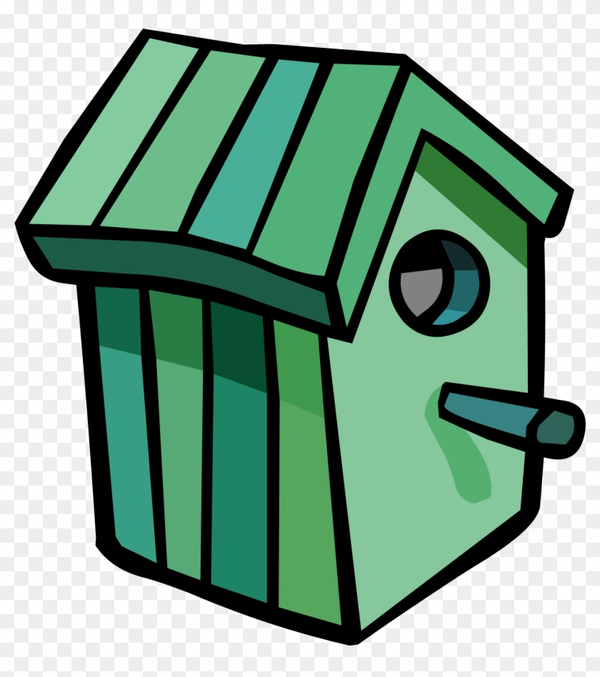 Green Birdhouse - Club Penguin Pet Shop #312291