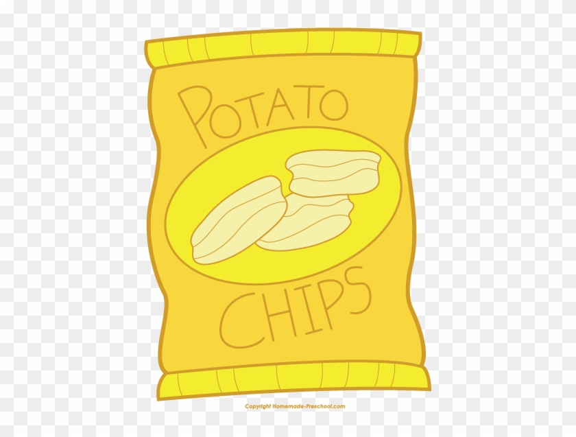 Click To Save Image - Potato Chips Bag Clip Art #312353