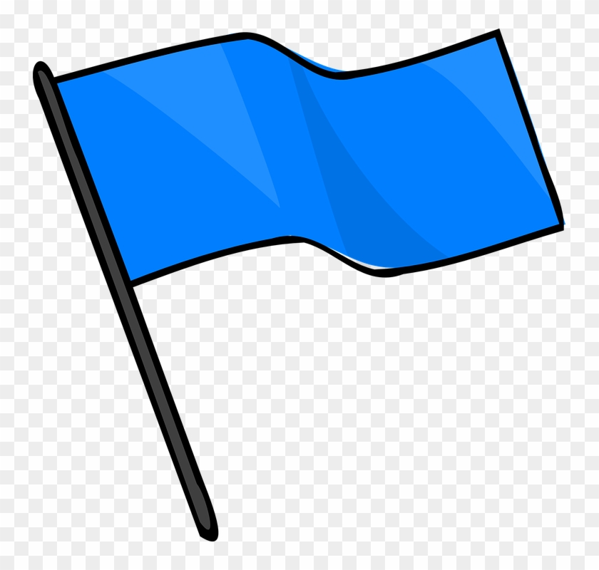 Blue Flag Clipart - Flag Clipart #312375