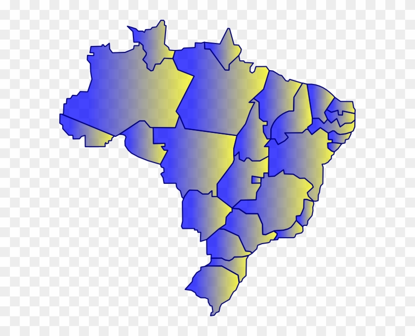 Mapa Do Brasil Clip Art - Mapa Brasil Vetor Free #312398