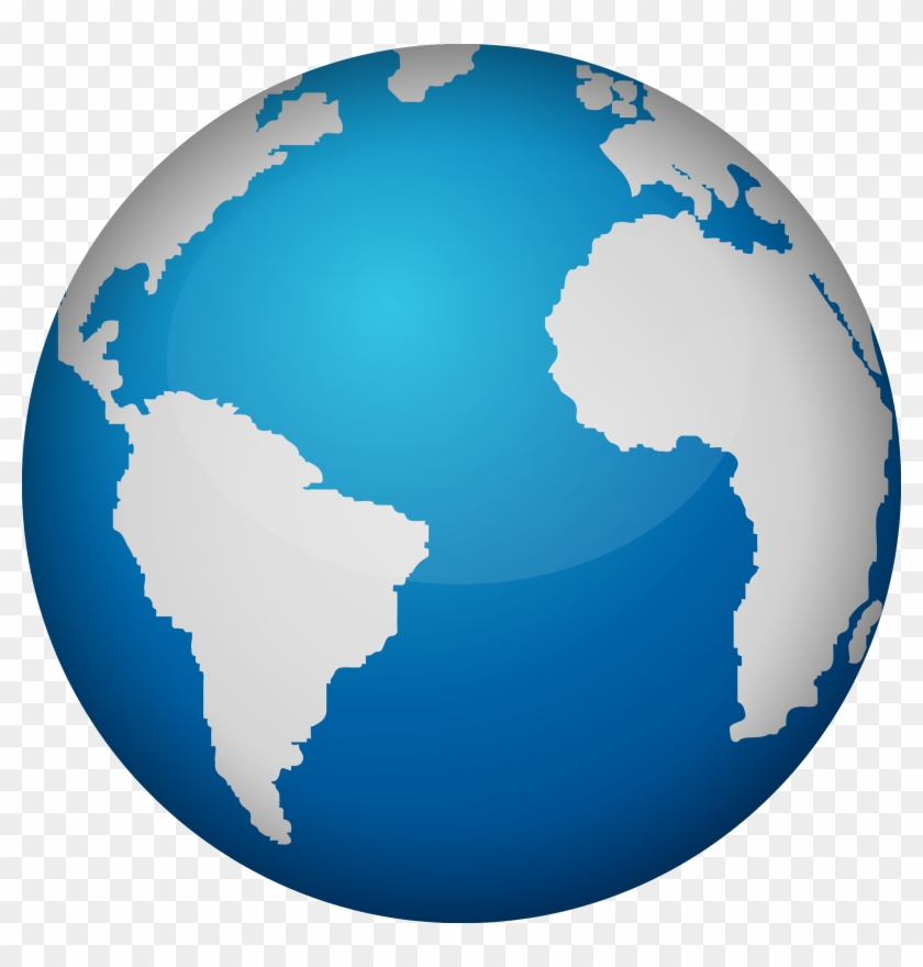 Earth Globe World Clip Art - Earth Globe World Clip Art #312512