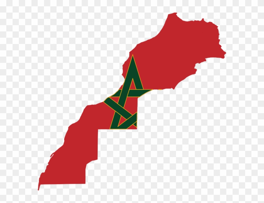Map Of Morocco - Morocco Map Flag #312422
