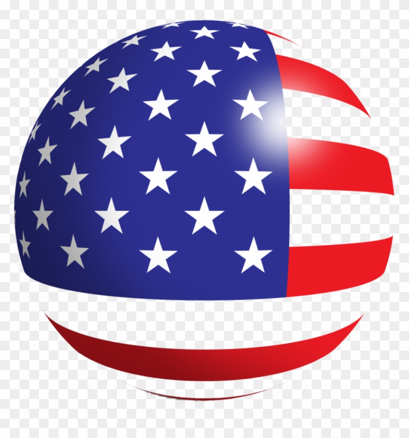 Free American Flags Clipart - United States Flag In Circle #312437