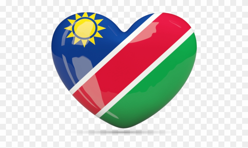 Flag Clipart Namibian - Love Namibia 2 Rectangle Magnet #312461