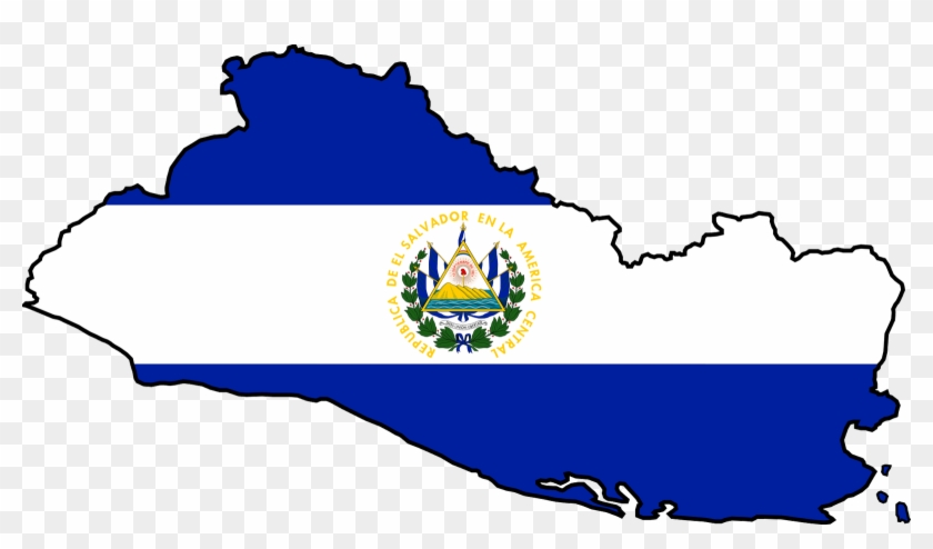 El Salvador Flag Map El Salvador Flag Icon - El Salvador Country Flag #312481