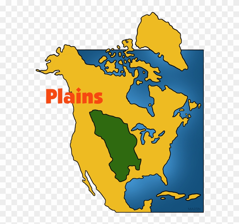 Free Countries Of The World Clip Art By Phillip Martin - Native Americans Of Plains Map #312557